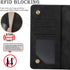 RANYOK Wallet Case for iPhone 11 (6.1 inch), Premium PU Leather Zipper Flip Folio Wallet with RFID Blocking, Magnetic