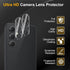 3 Pack Privacy Screen Protector for Samsung Galaxy A54 with 3 Pack Camera Lens Protector, Anti Spy Tempered Glass 9H