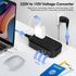 Voltage Converter 2300W Power Step Down 220V to 110V Universal Travel Adapter Power Transformer w/ 3 AC Outlets, 3 USB