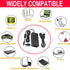HAASHADA 12V 100-240V 12V 10A 120 Power Supply, Power Transformers, AC to DC Power Supply LED Adapter, Watt Max