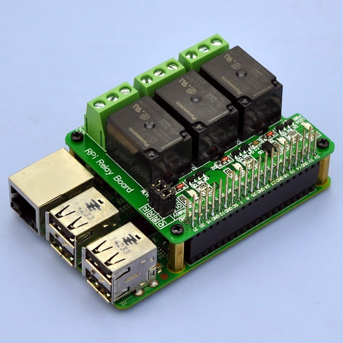 Electronics-Salon RPi Power Relay Board Expansion Module, for Raspberry Pi A+ 3A+ B+ 2B 3B 3B+ 4B