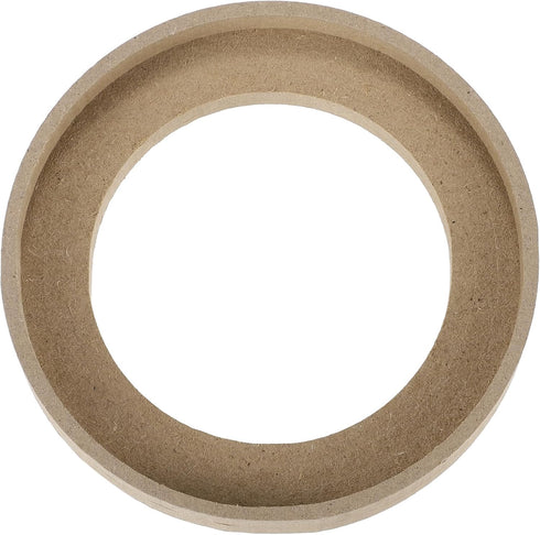 uxcell 4 Pcs Universal 4 Inch Speaker Subwoofer Mounting Spacer Rings, Solid Wood Beige
