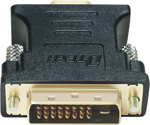 DTECH DVI to VGA Adapter, DVI-D Male to VGA Female Converter 1080P Video Connector