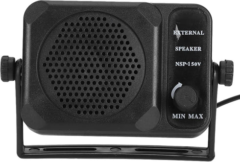 KIMISS Mini External Car Radio Speakers NSP-150V, 2-Way Radio CB HF VHF UHF Transceiver Speaker, Car Accessory