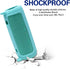 LTGEM Silicone Protective Case for JBL Flip 6 Portable Bluetooth Speaker, Teal (Case Only)