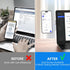MAGDIGITEH 15W 17/16/15/14/13/12 Laptop Phone Holder, Magnetic Phone Stand Fast Wireless Charger for MagSafe for iPhone