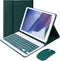 SOPPY Keyboard Case with Mouse for iPad, Bluetooth Keyboard for iPad 9th/8th/7th Gen, Detachable Keyboard, Dark Green