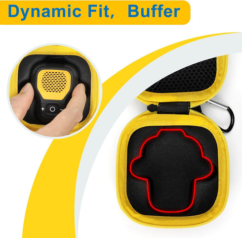 Storage Hard Case Compatible with DeWALT Bluetooth Speaker, Magnetic Clip-On Wireless Portable Mini Speaker Holder Bag