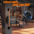 welvath 17 16 15 14 13 12 Dual Magnetic Phone Holder for Gym, Workout, Kitchen or Any Metal Surface, Magnet Base Mount