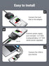 UGREEN SATA to USB 3.0 Adapter Cable for 3.5 2.5 Inch SSD/HDD Hard Drive Reader, SATA III Converter with 12V Power