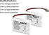 Kruta BT-446 Rechargeable Cordless Phone Battery, Pack of 3 for Uniden BT-446 BT446, BP-446 BP446