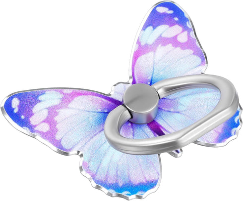 Mabor Phone Ring Holder Grip, Butterfly Cellphone Ring Holder Metal Finger Rings Phone
