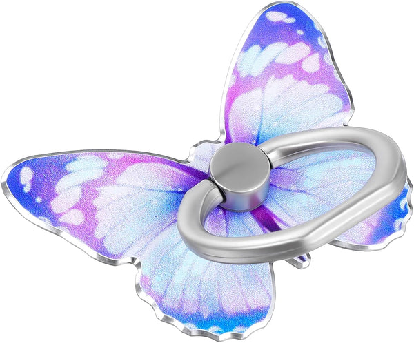 Mabor Phone Ring Holder Grip, Butterfly Cellphone Ring Holder Metal Finger Rings Phone