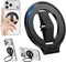 CloudValley Magnetic Phone Grip, Slim Rotating Finger Loop Ring Holder with Soft Strap,