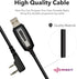 MIRKIT Baofeng Programming Cable for Two Way Ham Portable Radios: UV-5R, 5RA, 5R Plus, UV-82, BF-F8HP, and More