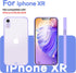 ORIbox for iPhone XR Case, Purple Translucent Matte Case with Soft Edges, Lightweight Phone Case for Women Men
