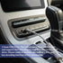 Jxiwfvl 2 3.5mm Mp3 PCS Aux to USB Adapter - USB Female to Jack Audio Adapter for Flash Drive Car CD Player, Music