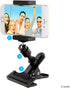Universal Phone/Camera Holder with Flexible Gooseneck and Strong Clamp - for Mobile Photography, Vlogs, Videos, GPS,