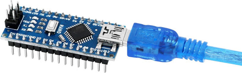 Nano V3.0 ATmega328P 5V 16M Micro-Controller Board, Compatible with Arduino IDE (Nano x 3 with USB Cable)