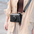 Rieibi Mini EVO Case - Retro PU Leather Protective Case for Fujifilm Instax Mini EVO Instant Camera - Black with