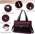 LOVEVOOK 15.6 Inch Laptop Bag for Women Tote Work Professional Leather Computer Briefcase Waterproof Handbag Shoulder