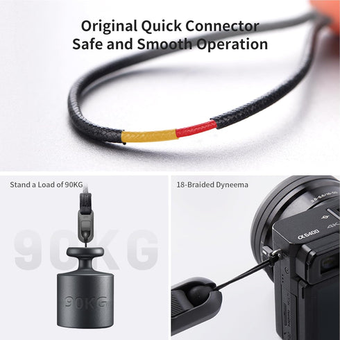 PGYTECH Adjustable Camera Strap Air for Mirrorless, Light Shoulder Neck Strap for Sony ZV-E10 & Canon G7 X