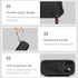 khanka Hard Travel Case for Sonos Roam 2, Replacement for Portable Smart Bluetooth Speaker, Inside Black