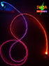 USB Cable 3A Type C 6.6ft/2m with RGB LED Light, Fast QC3.0 Charger for Galaxy S20/S10/S9 Plus/Note 20/Switch/LG V30.