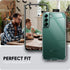 KIOMY Samsung Galaxy S22 5G Case, Shockproof Bumper Protective Cover with Airbags Corners Hybrid Design (Clear)