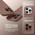 iPhone 13 Pro Max Case, Brown Silicone Shockproof, MagSafe Compatible, Full Camera Protection & 2 Screen Protectors.