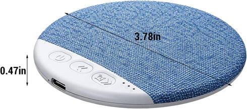 Ikokei 5.4 Pillow Speaker for Sleeping, Mini Portable Ultra Slim Blue-Tooth Under Pillow Speaker with White Noise Timer