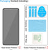 2 Pack Privacy Screen Protector for Samsung Galaxy A55/A35, Anti-Spy Tempered Glass, Ultra HD, Anti-Scratch, Bubble-Free