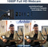 Anivia 1080P Mac/Laptop/MacBook/Tablet-1 Webcam for PC Computer Camera Built-in Noise Canceling Microphones, Low-Light
