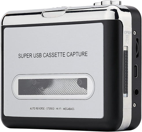 Reshow Cassette Tape Player Portable Tape Player Audio Cassette to Digital Converter,