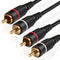 TNP Products TNP RCA Cable 50 ft - Gold Plated 2 RCA Male to