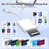 MaxRenard SD Card Reader for iPhone,Dual-Port Micro SD Card Reader USB C & L,Micro SD Card Adapter,Digital Camera