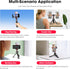 Manbily 360 4 Phone Tripod Mount Adapter, Rotatable Dual Cell Phone Holder Clip, Adjustable Clamp with Cold Shoe