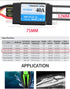 40A 2-4S 5V/6V 4A XT60 3.5mm DH Waterproof Brushless ESC Electronic Speed Controller with BEC and Banana Head Connector