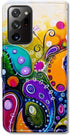 Samsung Galaxy Note 20 Ultra 5G Leather Flip Case, Colorful Dragonfly with Card Slot, Kickstand, Magnetic
