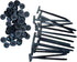 Turutu Nylon Universal Cable Tie Buckle, Heavy Duty Self-Locking Button Head Zip Tie,