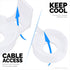 BE63 (BE1000) Adhesive Wall Mount for TP Link WiFi Mesh Router, Easy to Install Holder, Stick On & Screw in Mounting