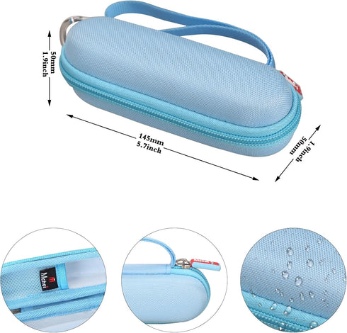 Mchoi Hard Case for Anker Portable Charger 511 Power Bank 5,000mAh, Waterproof Shockproof Battery Pack Holder, Blue