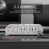 Facmogu ST-838 2.1CH 20Wx2+40W 80W DC12V Audio Power Amplifier, RMS Class D Stereo Digital Audio Amp with Subwoofer