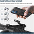 sincetop Bike Phone Mount - Universal Aluminum Handlebar Phone Holder for Mountain Road Bikes, Quick Attach/Release