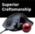 ELECOM EX-G Wired Trackball Mouse, Ergonomic Thumb Control, Smooth Tracking Roller Ball for PC Mac