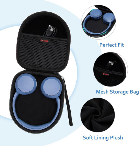 XANAD Hard Case for Sony WH-CH520 / CH510 & JBL Tune 510BT / 710BT / 660NC Wireless Bluetooth Headphones - Travel