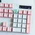 Personalized Cute Bowknot Transparent Keycap - Handmade OEM Profile Keycap Base for Mechanical Keyboard (Blue)