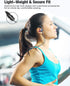 Otium Wireless Bluetooth 5.3 Sport Headphones, Built-in Mic, In Ear Running Headset with Earhooks, 16 Hours Playtime