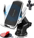 Car Phone Mount, Auto-Clamping Smart Sensor 10W Qi Fast Charging Holder for iPhone 12/12 Pro Max/Samsung S20, 4.7-6.7