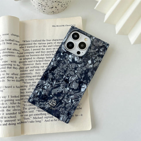 Cocomii Rectangle Case for iPhone 14 Pro Max, Abalone, Compatible with MagSafe, Luxury Slim Glossy Shockproof with